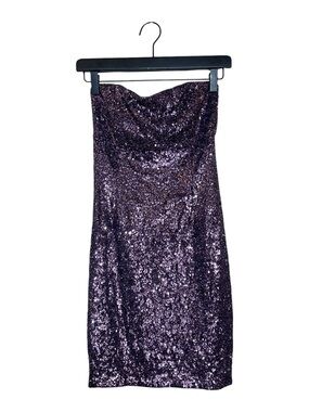 alice and olivia purple sequin dress Alice + Olivia Arista Dress